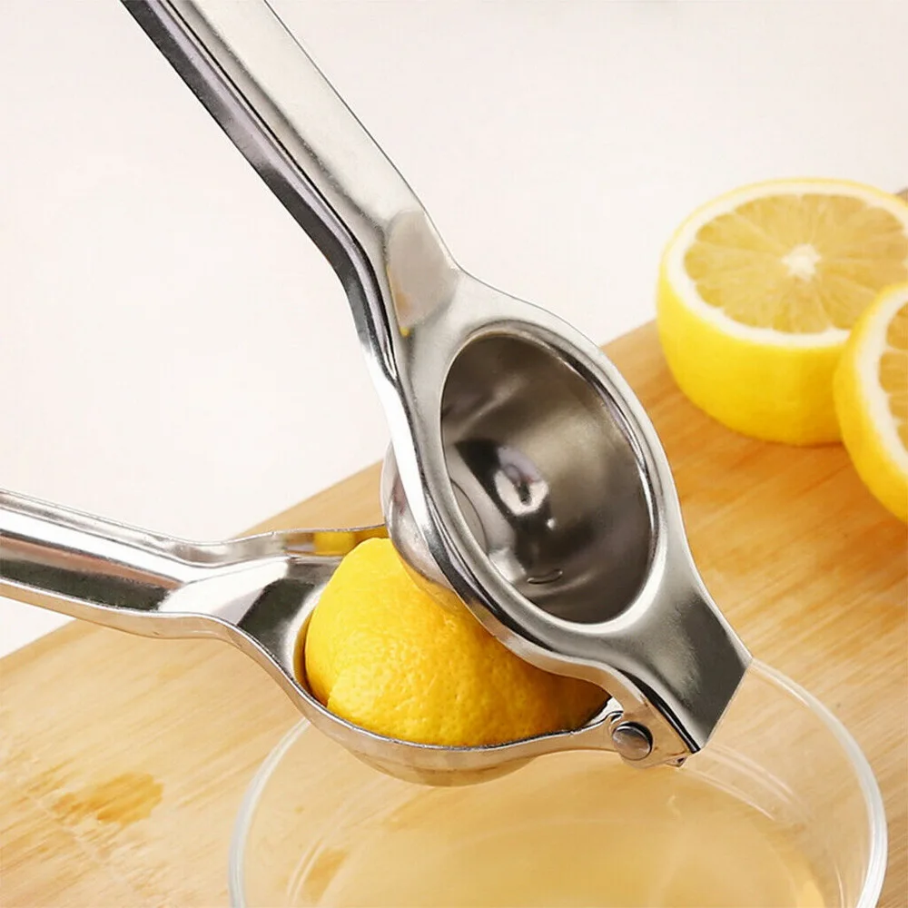

Stainless Steel Kitchen Home Lemon Lime Squeezer Juicer Manual Hand Press Tool 30g4120