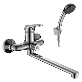 

Decoroom dr37043 single hand bath mixer Universal with swivel excess 300mm