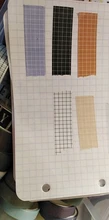 Cinta adhesiva Washi para planificador, etiqueta adhesiva para álbum de recortes, cinta adhesiva japonesa, color blanco y negro, 10M