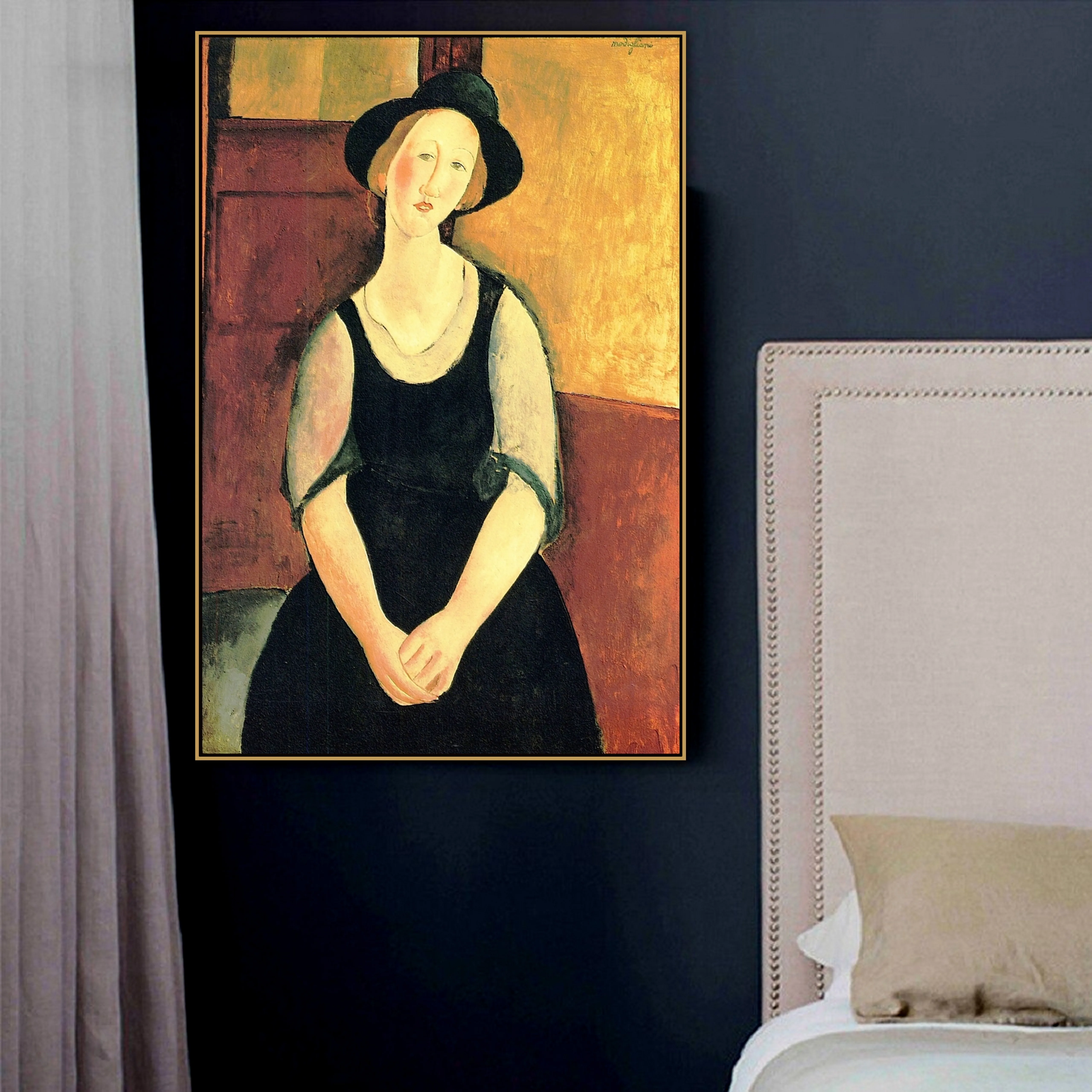 Amedeo Modigliani старый известный мастер художник Thora Klinckowstroem холст фотообои для