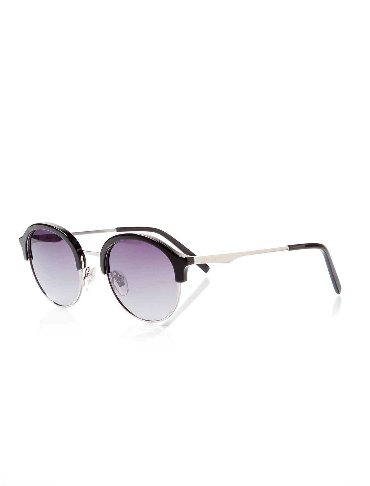 

Unisex sunglasses mu 1601 04 clubmaster silver organic round round 49-21-140 mustang