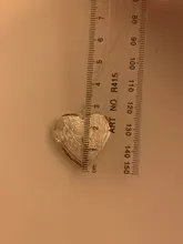 Diseño único tallado corazón-marco de fotos con forma colgante con abalorio, collares de medallón ajustables, joyería conmemorativa para hombres y mujeres