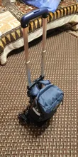 Varilla extensible de aleación de aluminio para niños, 2/6 ruedas, soporte para rollo, carrito para chico, mochila y Bolsa Escolar, bolsa de equipaje