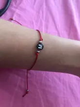 Pulsera con nombre ajustable para hombre y mujer, joyería de mano con letras, regalo para Amiga, Color negro y rojo, venta al por mayor