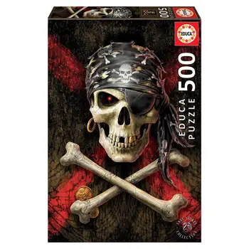

Puzzle skull pirate 500Pz toys board games Educa Borras