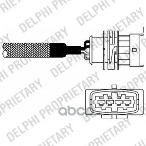 Кислородный Датчик Es10982-12b1 Delphi арт. ES10982-12B1
