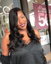 YISEA onda del cuerpo mechones con cierre 3 mechones brasileño de la armadura del pelo extensiones de cabello humano mechones con cierre de encaje de cierre con mechones