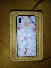 Gusure-Bolso de mimbre tejido para mujer, bandoleras cruzadas hechas a mano de verano para la playa, pequeñas, de hombro redondo de paja