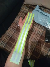 Bandas reflectantes elásticas para brazo, pierna y correas de tobillo, reflectantes de seguridad, cintas de correa para correr por la noche, caminar y ciclismo