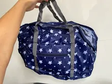 Bolsa de viaje plegable de nailon, grande, impermeable, bolso grande, organizador de ropa, bolsa de fin de semana, equipaje