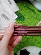 4 unids/lote aguja con gancho de ganchillo, Micro gancho para hacer trenzar rastas, herramientas para el cabello, 0,5 Mm, 0,6 Mm, 0,7 Mm, 0,8 Mm, mango liso