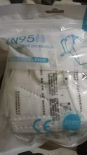 5 capas blanco KN95 máscara de la boca con válvula de respiración FFP2 Anti-polvo de la protección Facial máscara de respirador 95% de filtración de la máscara de la seguridad