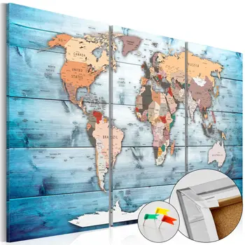 

Pictures of Cork-Sapphire Travels [Cork Map] - 120x80 cm