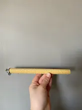 Juguetes Para loros, jaula para percha para pájaros soportes para loros, plataforma para masticar, juguete para masticar, pata de afilar, limpiar, juguetes para pájaros para morder, Color aleatorio, 1 unidad