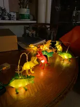 String-Light World-Decor Dinosaur Jurassic Party Christmas LED 10 for Kids Children's