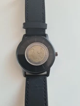 Reloj de lujo de cuero para Hombre, pulsera negra de acero inoxidable ultrafina, Reloj Masculino