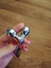 Rodillo 3D para masaje Facial, estiramiento Facial en V, belleza, estiramiento corporal de la piel, relajación, cara delgada herramienta de levantamiento Facial, instrumento masajeador zk20