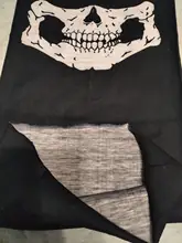 Mascarilla de esqueleto para ciclismo, máscara de calavera medio rostro, bufanda de fantasma multiuso para ciclismo