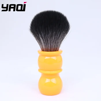 

Yaqi 26mm Soft Black Synthetic Hair Knot Orange Handle Shaving Brushes