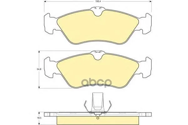 Колодки Тормозные Mercedes W460/W463/Sprinter(901-904)/Vw Lt 9707 Задние Girling 6112632 Girling арт. 6112632