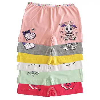 

6pcs Children Underwear High Quality Cotton Girls Cute Panties Creative Kids Boxer Briefs Slip Soft underpants Breathable shorts