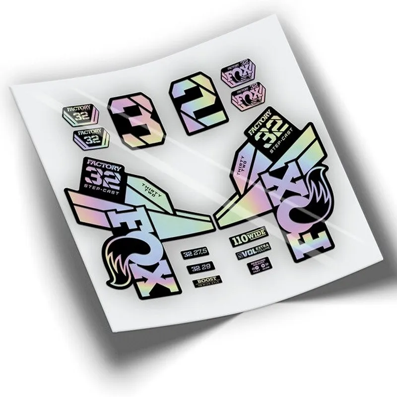 FOX 32 FACTORY SC 2021 various colors bicycle fork stickers