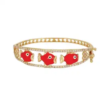 

Red Finny Golden Boy Charm Bracelet 01-670-CB041