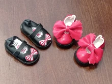 Botas para muñecas Blythe de 3,2 cm, Mini zapatos de cuero para muñecas Blyth Azone BJD 1/8, accesorios de títere zapato informal