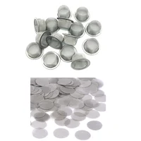 50 PCS Flat 10PCS Rimmed Dome Elbow Screens Filters Caps for Arizer Extreme Q V-Tower 1