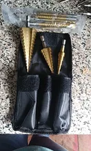 HSS broca de aluminio orificios múltiples juego de brocas para Metal madera agujero de perforación cortador paso cono Taladro