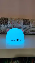 Bedside-Lamp Night-Light Touch-Sensor Remote Bedroom Baby Gift Rechargeable Silicone