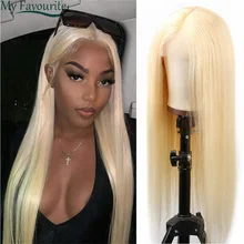 

613 Lace Front Wig 13x4 Lace Frontal 613 T Part Blonde Wigs Pre Plucked 30 32 34 Inch Long Peruvian Straight Human Hair On Sale