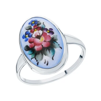 

Silver ring with finish sunlight sample 925