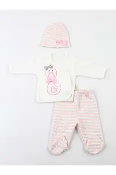 

Pink Baby Girl 3 PCs The Zibin suit