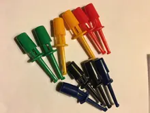 Probe Clip-Hook Grabber Test-Clip Crocodile Electronic-Testing Mini Single-Test Large