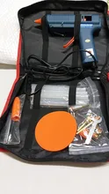 Kit de herramientas de Pistola de Pegamento Caliente con ajuste de temperatura, pistola de silicona de 150W para reparación de artesanías, bricolaje, barras de pegamento de 11mm, boquilla de cobre puro
