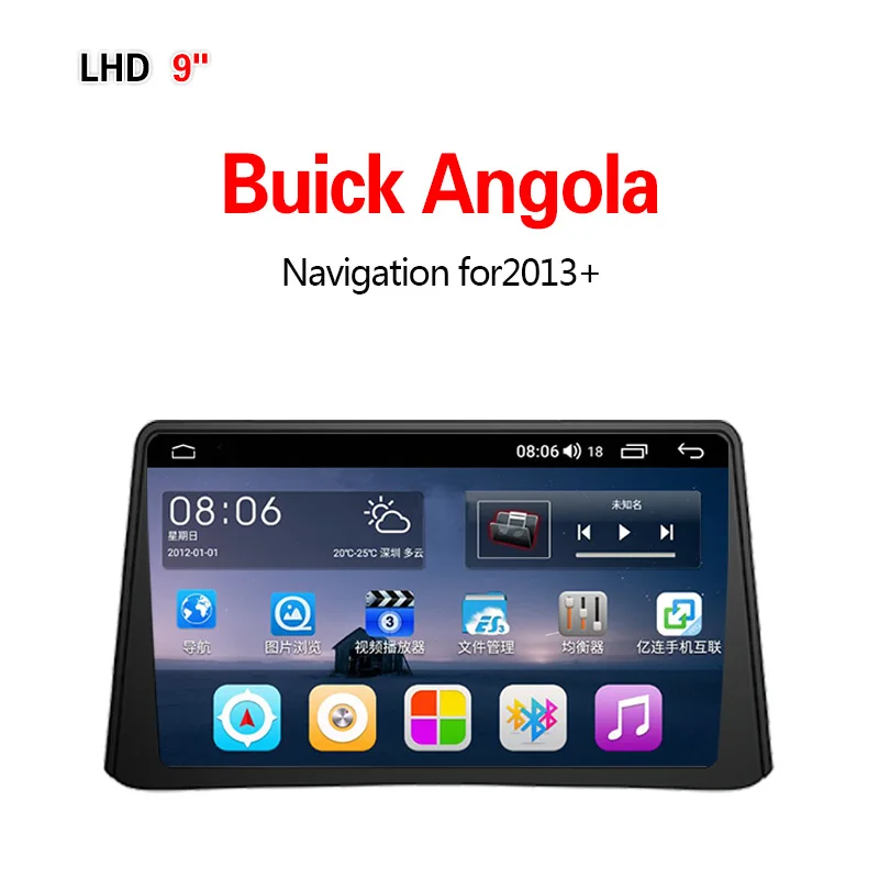 Lionet gps навигация для автомобиля Buick Angola 2013+ 9 дюймов LB4003X - Размер экрана, дюймов: 4G8core4G32G