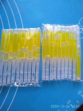 20 unids/bolsa 4,5*40mm pesca Float Varita luminosa fluorescente luz luces de barra flotante de noche barra que brilla en la oscuridad para pesca Float