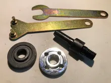 Kit de taladro para agujeros, amoladora angular, adaptador de mandril, soporte de disco, herramientas eléctricas, M10/16mm