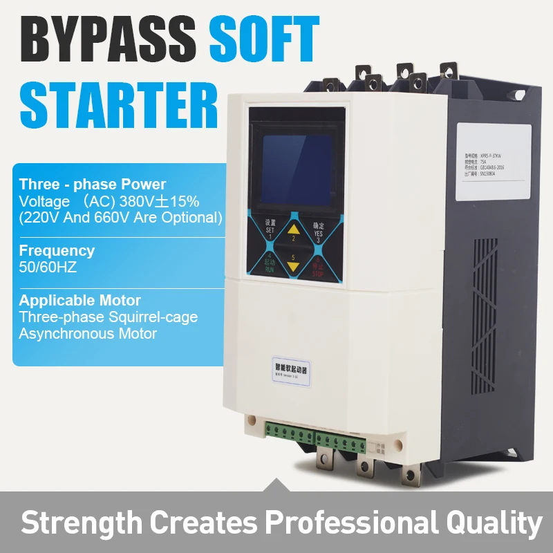 

Fully automatic intelligent control 3 Phase Induction Motor protector Water Pump Fan Soft Starter 11KW/22KW/30KW/45KW/55KW/75KW