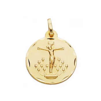 

Medal 18k gold Christ from the Lagoon 18mm. Wrought carved [AA2530GR] -Customizable-RECORDING INCLUDED IN THE PRICE