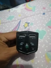 Elistooop Bluetooth 5,0 FM del modulador del transmisor inalámbrico Kit de manos libres para coche Adaptador Dual de cargador USB de Audio de coche MP3 jugador