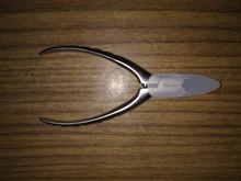 MR.GREEN-cortauñas superafilada de acero inoxidable, alta calidad, para cutículas, uñas postizas, pedicura