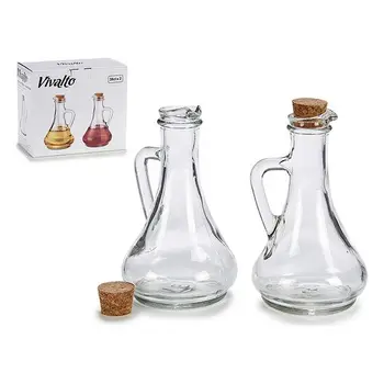 

Cruet Crystal (2 Pieces) (9 x 16 x 9 cm)