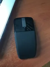 Ratón inalámbrico Arc Touch con Bluetooth, Mouse óptico plegable de 1200DPI, fino, para ordenador portátil, Microsoft y PC