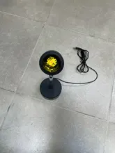 Atmosphere Led Night Light Rainbow Sunset Projector Lamp for Home Coffe shop Background