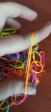 902 de alta calidad de color púrpura cuerda elástico banda de goma de las mujeres niñas niño corbata de pelo herramientas estudiantes material escolar