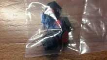 Rocker-Switches Round ON-OFF Black White Mini KCD1-105 6pcs 20mm-Diameter 2-Pin Red