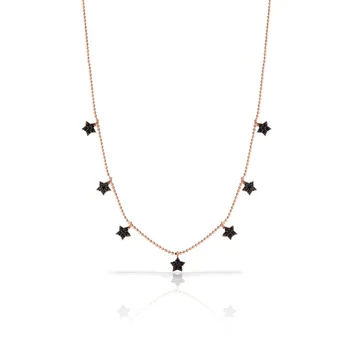 

Fashion Zircon Star Jewelry Pendant Necklace Sterling Silver with Chain