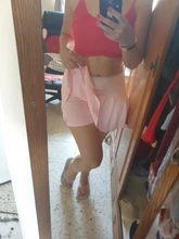 Skirt Badminton Sports-Pants Running with A-Pocket Quick-Drying Female Fake Outdoor Two